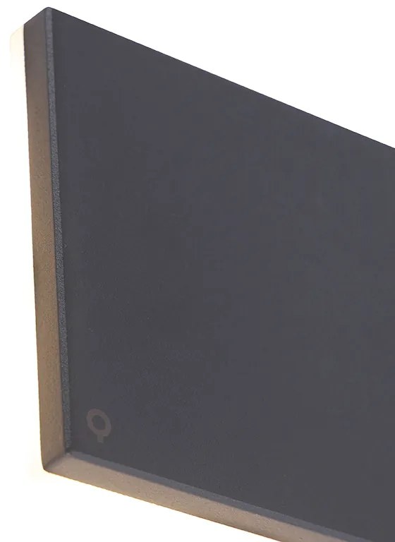 Candeeiro de parede design alumínio cinzento 15 cm com LED 9W - Skyf Moderno