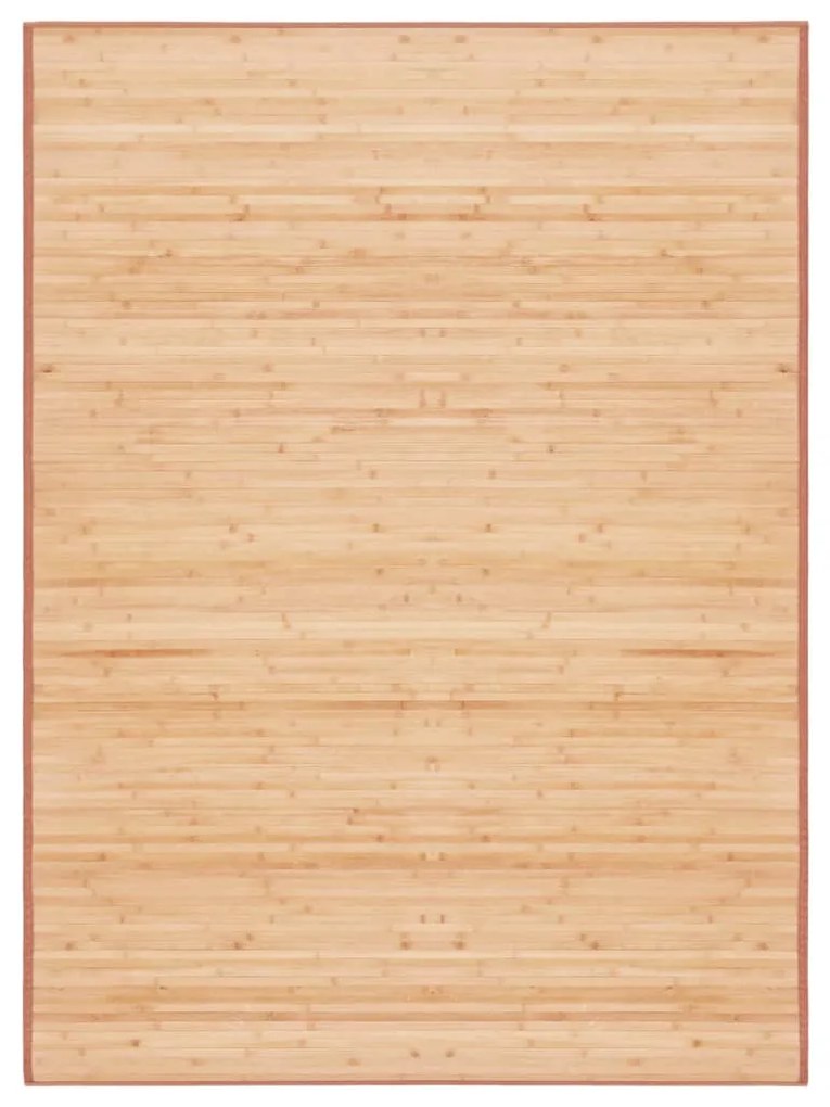 247210 vidaXL Tapete de bambu 160x230 cm castanho