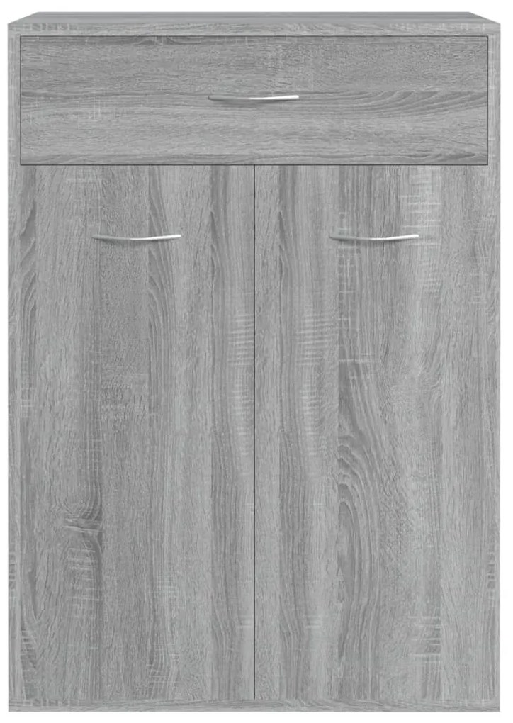 Sapateira 60x35x84 cm derivados de madeira cinzento sonoma