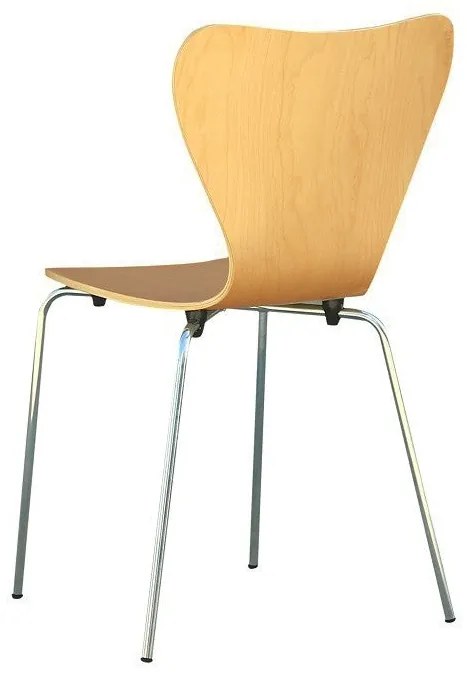 Conjunto de 4 Cadeiras de Jantar JACOB – 43x52x84 cm – Empilháveis, Es