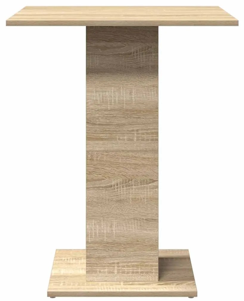 Mesa de bistrô 60x60x75 cm derivados de madeira carvalho sonoma