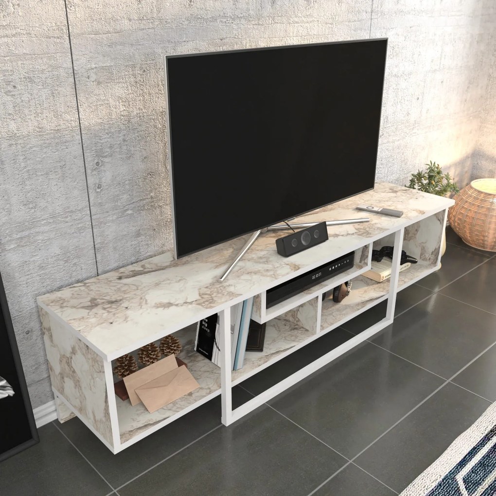 Móvel TV Asal – Branco – 150 cm x 35,2 cm x 40 cm