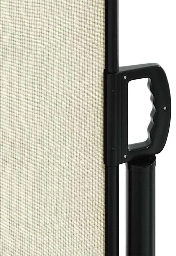 Toldo lateral retrátil 220x500 cm cor creme