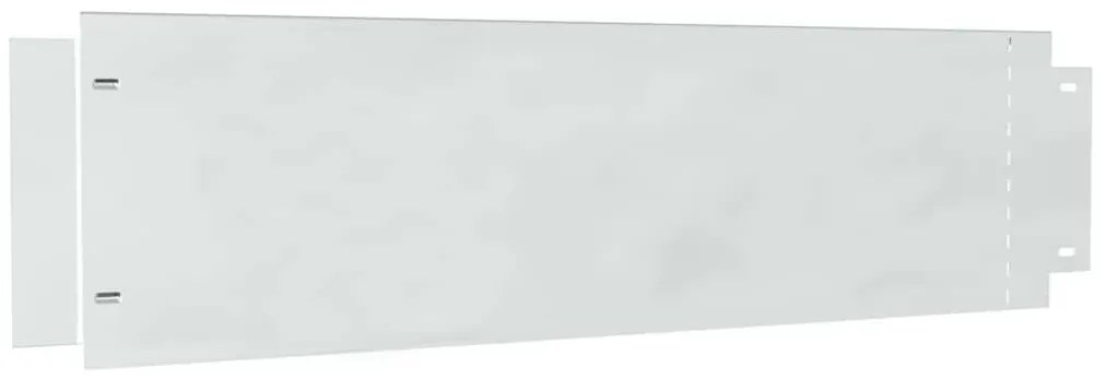 Bordas de Grama vidaXL 30 pcs 25x100 cm Aço Galvanizado Flexível