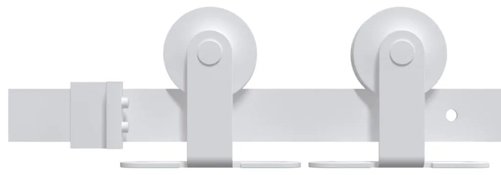 Porta Deslizante vidaXL com conjunto de hardware 'ORKDAL'Branca MDF e