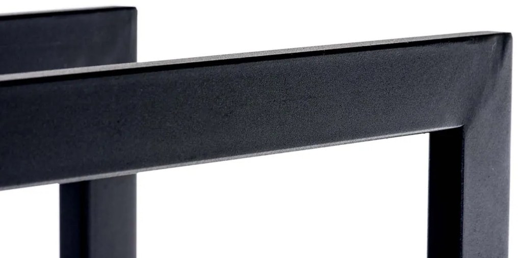 Suporte para lenha Keri V3 25 x 60 x 100 Preto