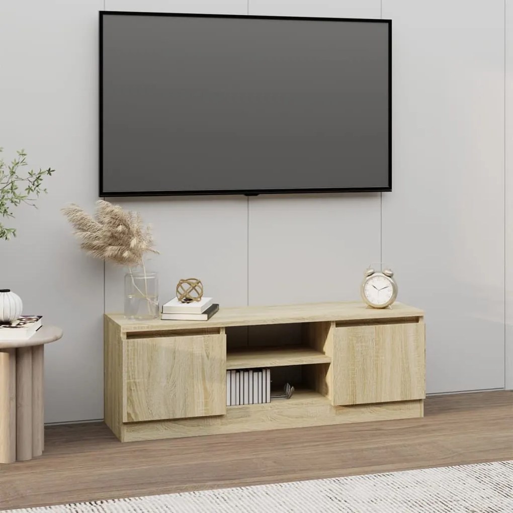 Móvel de TV Lorde de 102cm - Carvalho - Design Moderno