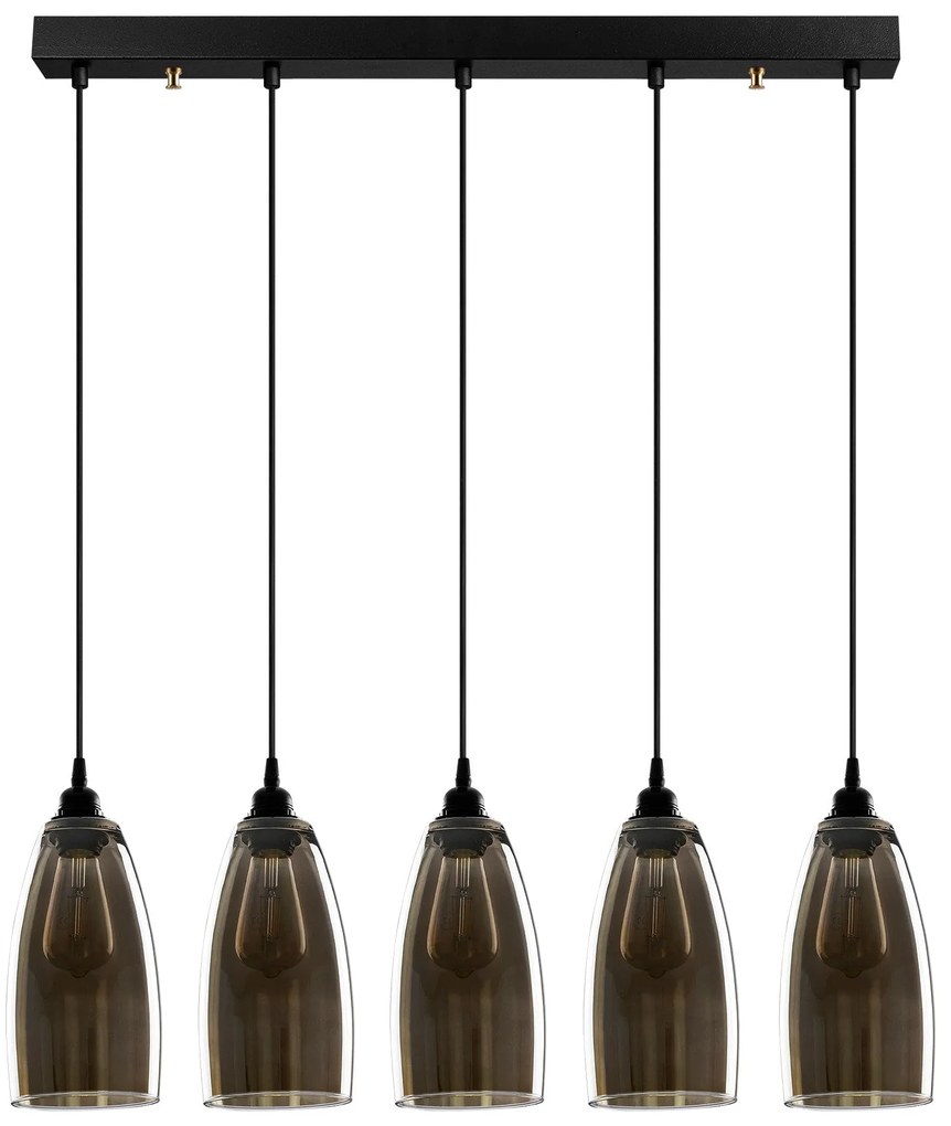 Candeeiro Chandelier Smoked – Fume – 83 x 83 cm
