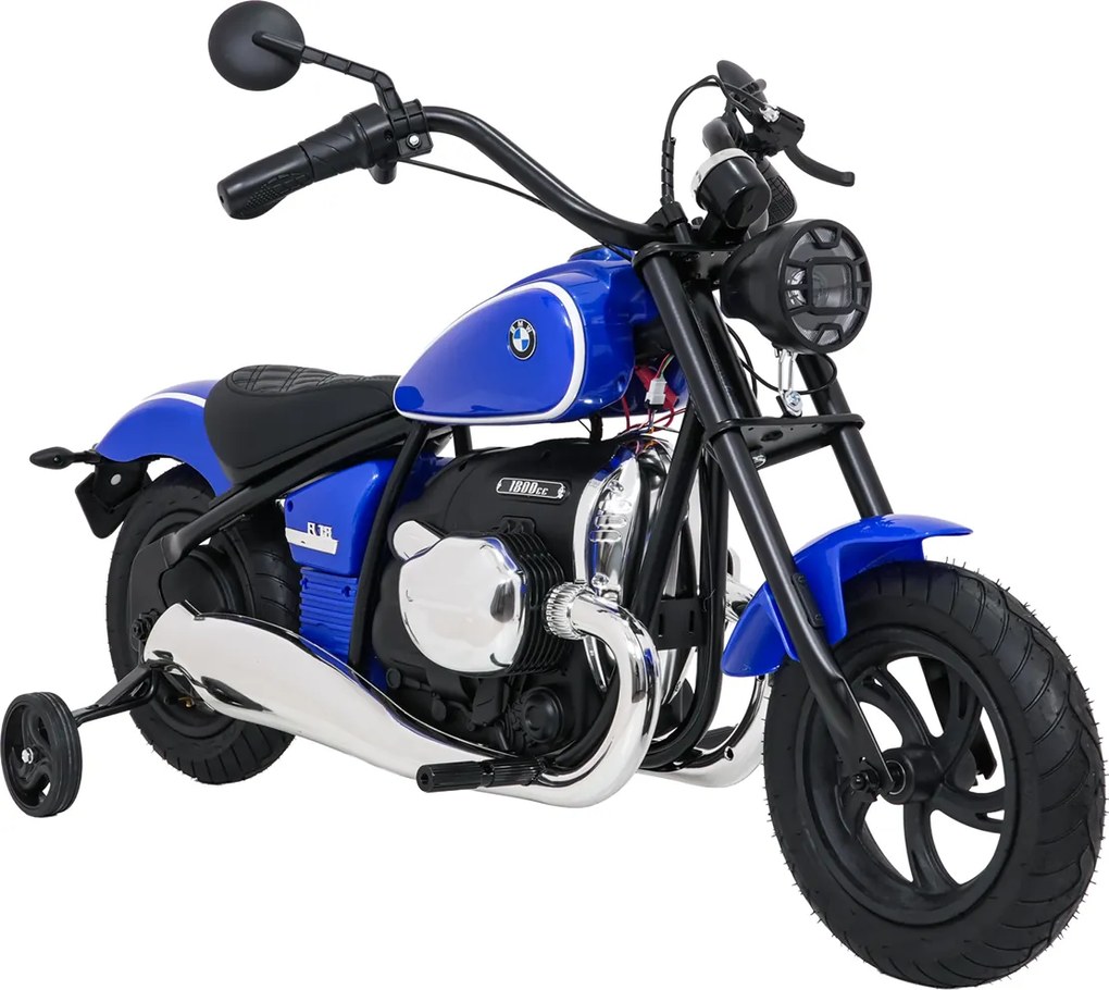 Mota elétrica para crianças 24V BMW R18, Rodas	ar bombeado Azul