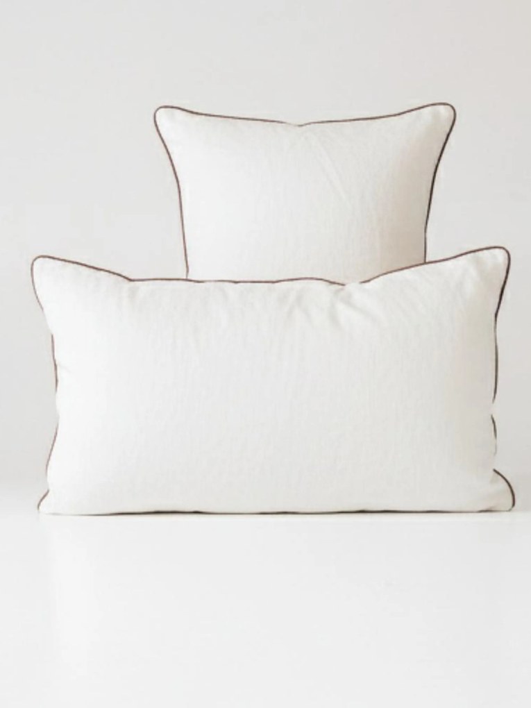 Fronhas de linho White Natural, conjunto de 2