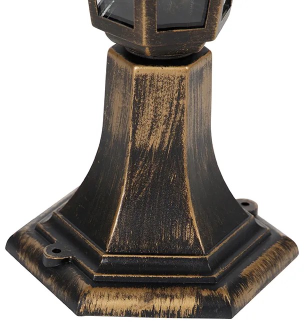 Candeeiro de exterior dourado antigo 42 cm IP44 - New Haven Clássico / Antigo