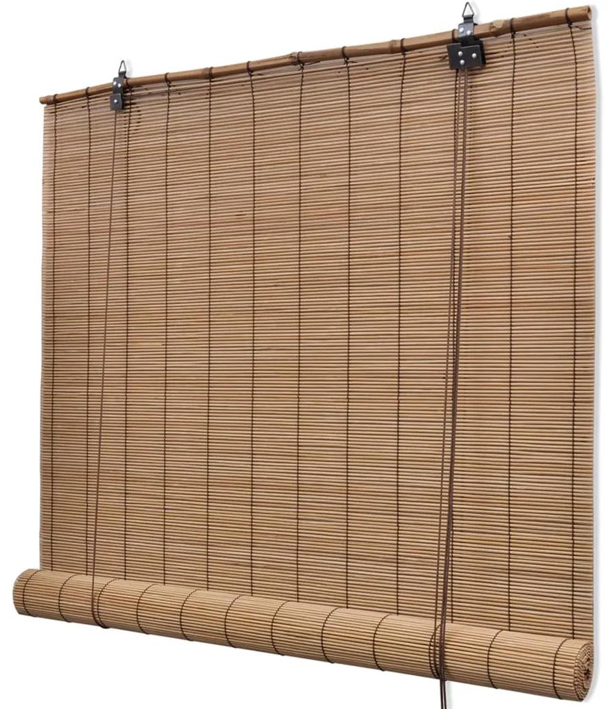 Estore de enrolar 140x220 cm bambu castanho