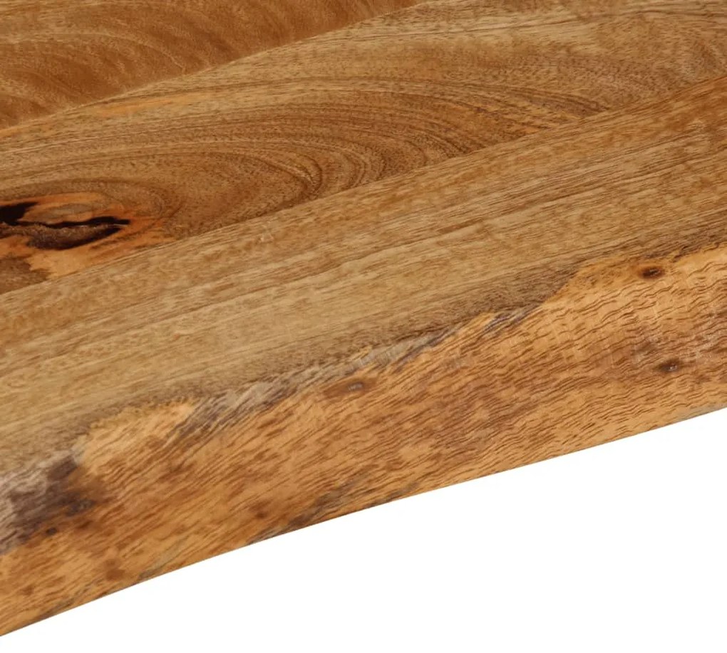 Tampo de mesa c/ borda viva 110x20x2,5 cm mangueira maciça