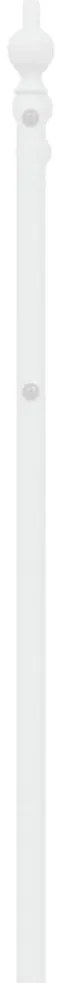 Cabeceira de cama 120 cm metal branco