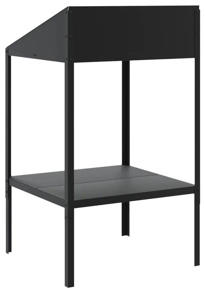 Suporte para plantas 56,5x54,5x100 cm aço galvanizado antracite