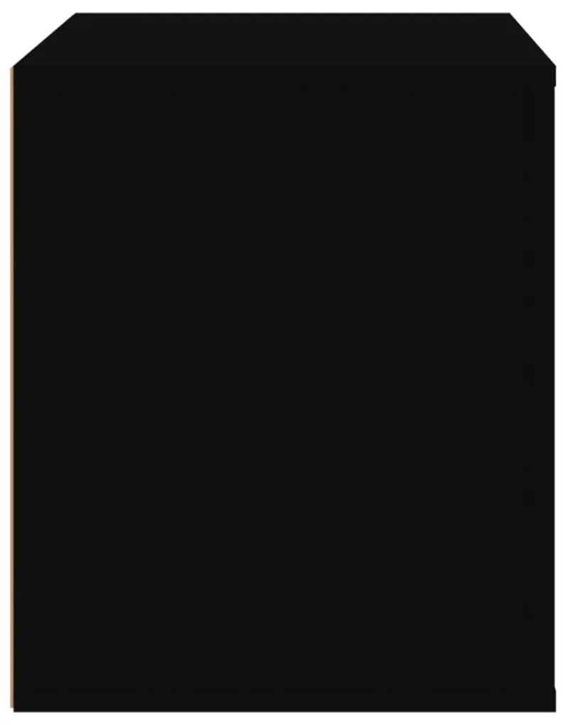 Mesa de cabeceira 50x39x47 cm preto