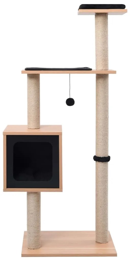 Árvore para gatos c/ tapete arranhador sisal 123 cm