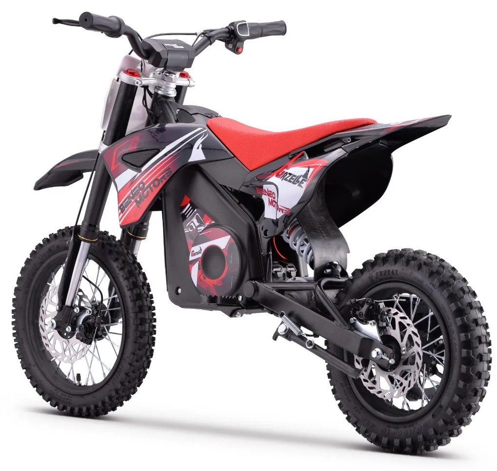 Motocross elétrica para crianças Motors Gazelle 1000 W Vermelha