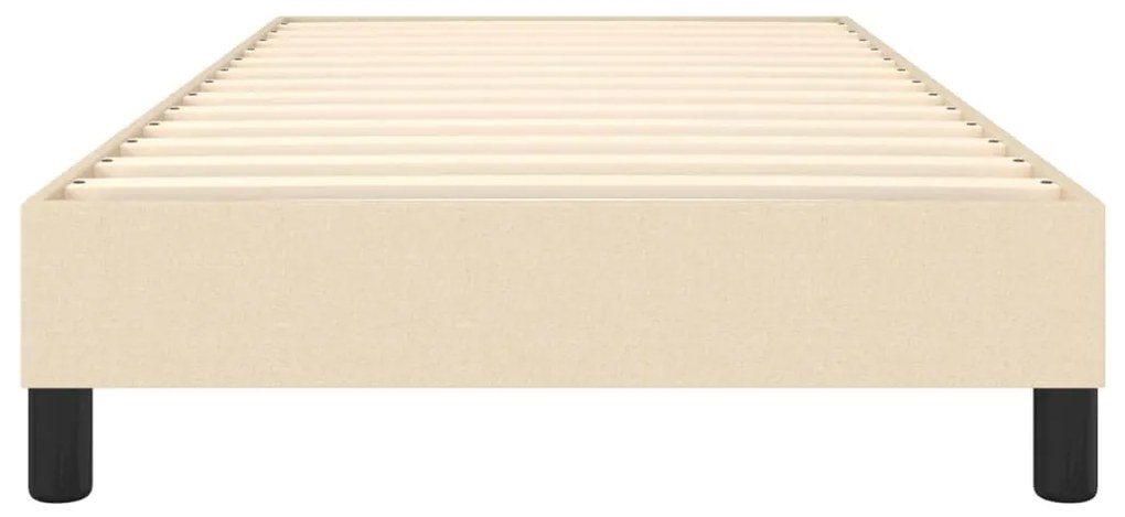 Estrutura de cama sem colchão 80x200 cm creme