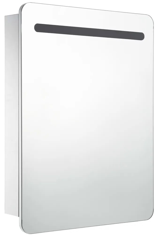 Armário espelhado para casa de banho com LED 60x11x80 cm