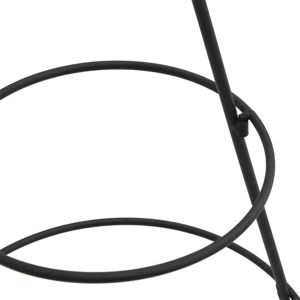 Árvore de Natal para decoração 60 cm metal preto
