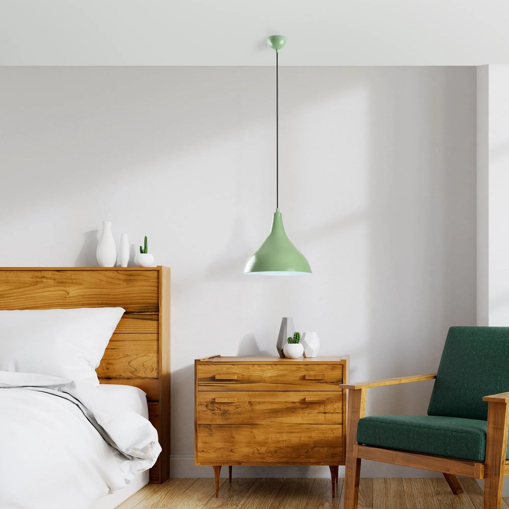 Candeeiro de Teto Bitlis – Menta – Ø22 h:26 cm