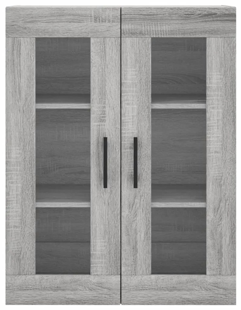 Armário alto 69,5x34x180 cm derivados de madeira sonoma cinza
