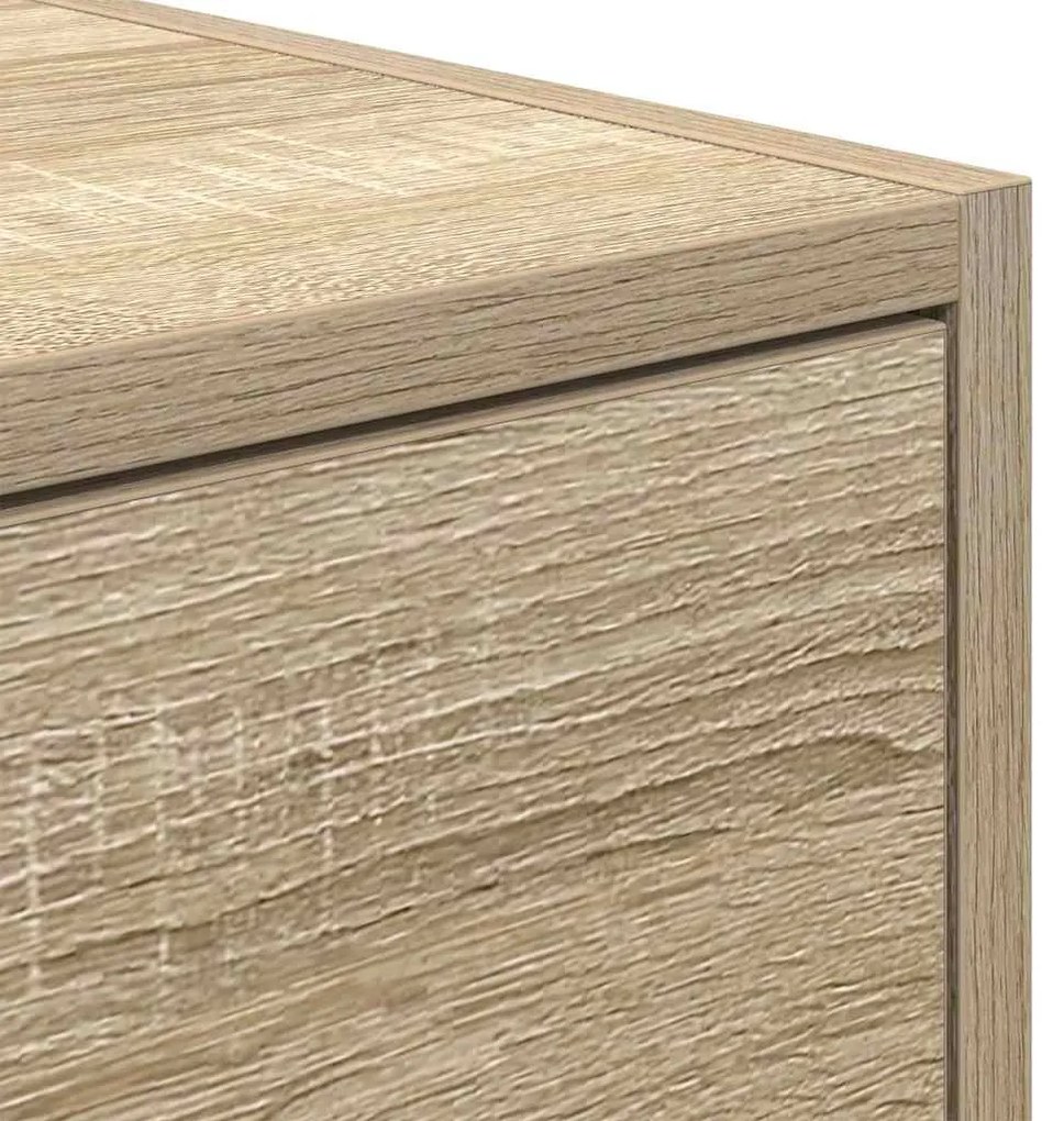 Estante de TV vidaXL Carvalho Sonoma 100x31x25,5 cm Madeira engenheira