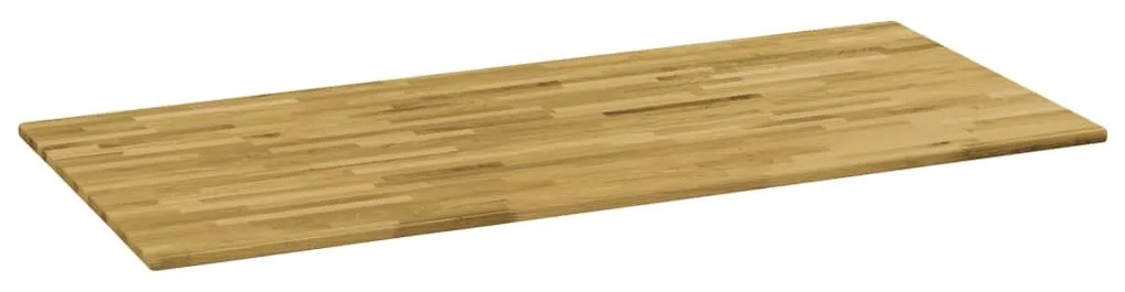 Tampo de mesa madeira carvalho maciça retangular 23 mm 120x60cm