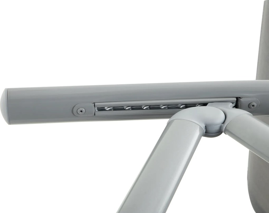 Conjunto de 4 cadeiras de jardim cinzentas