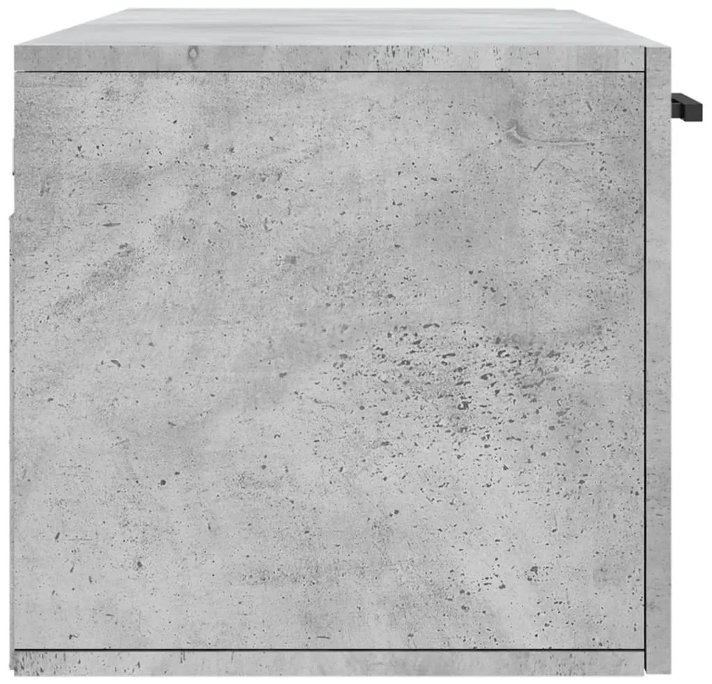 Armário parede 100x36,5x35cm derivados de madeira cinza cimento