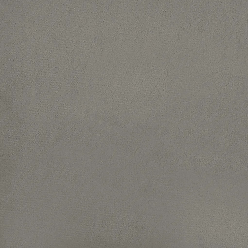 Estrutura de cama sem colchão 140x190 cm veludo cinzento-claro