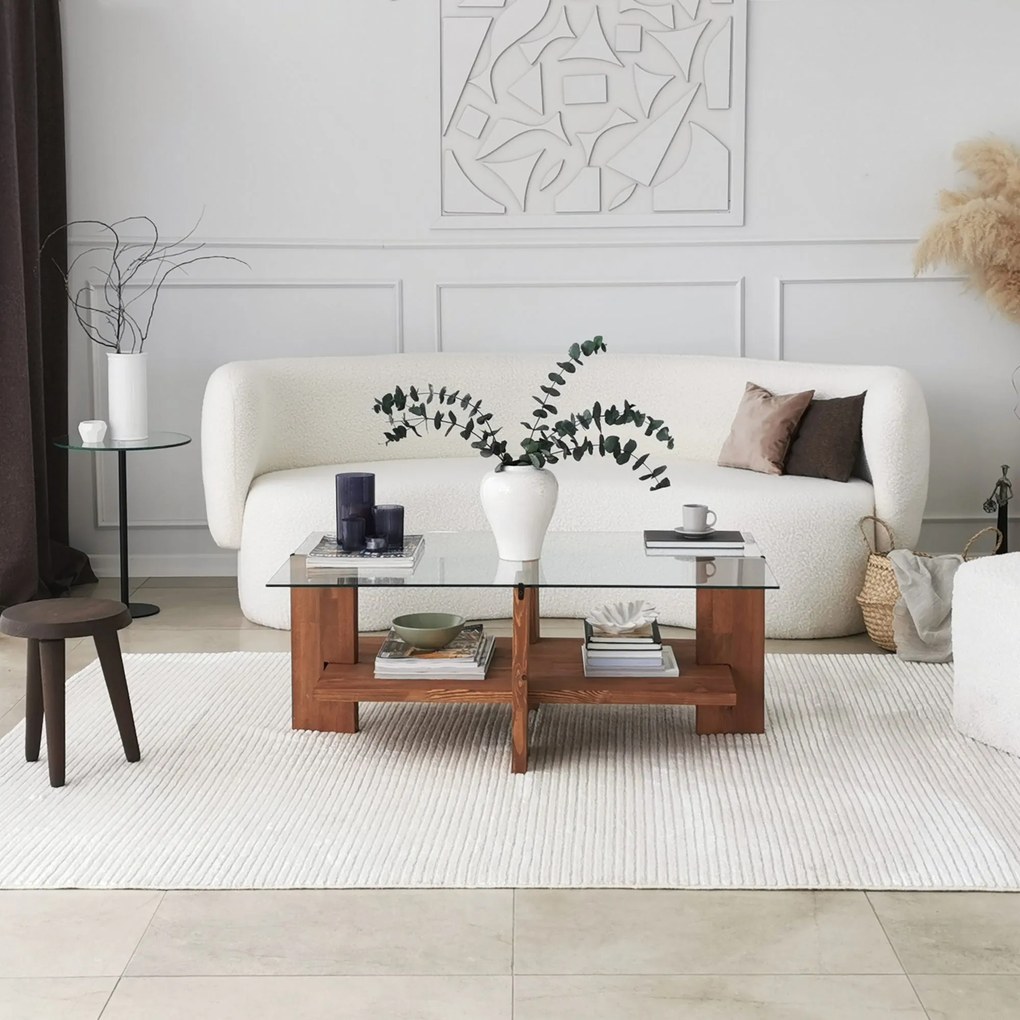 Mesa de Café Babylon – Madeira – 105cm x 40cm x 60cm