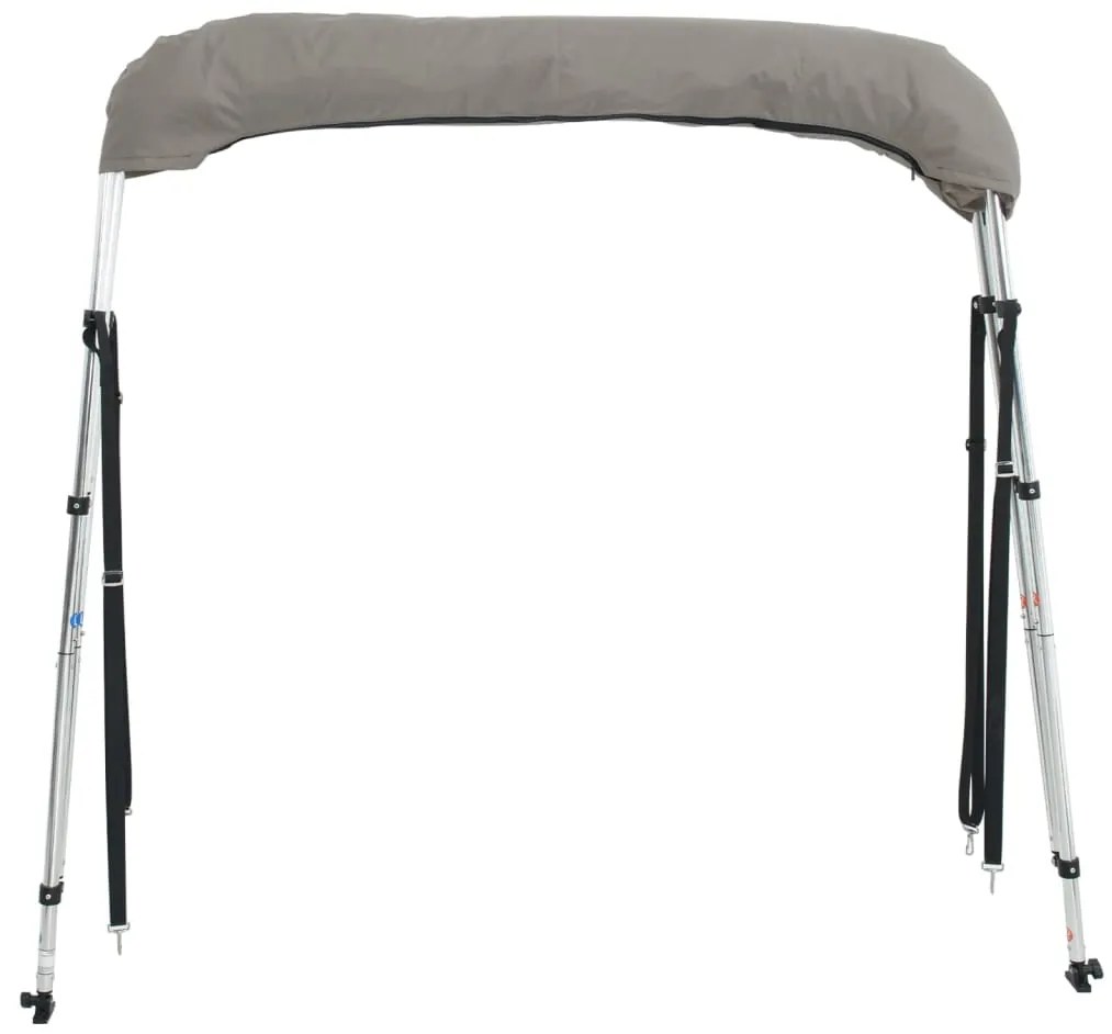 Toldo de 3 arcos Bimini c/ paredes laterais 183x(185-198)x137cm