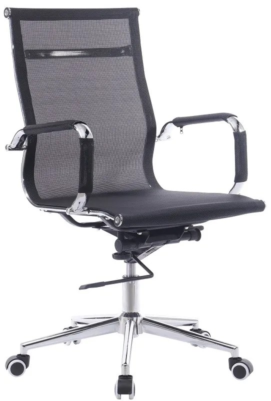 Cadeira  de escritório IGOR, giratório, rede preta
