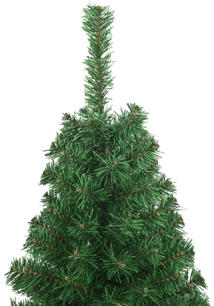 Árvore de Natal artificial com ramos grossos 120 cm PVC verde