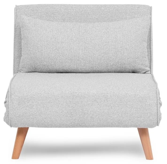 Sofá-Cama 1 Lugar Folde – Cinzento – 80x79x80 cm