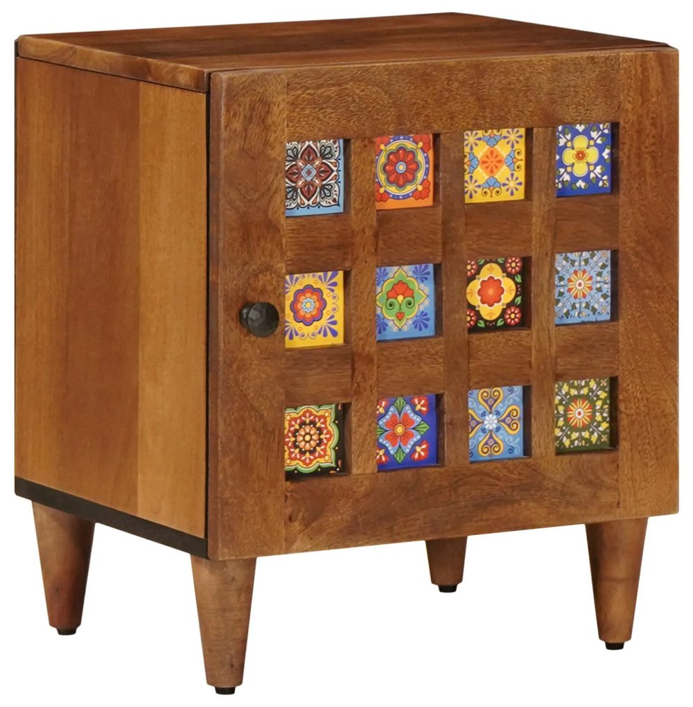 vidaXL Armário de Cabeceira Castanho 40 x 33 x 46 cm