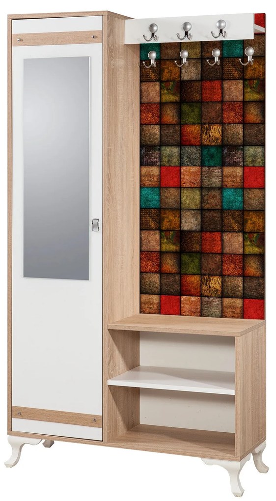 Hall Stand Inci – Carvalho Sonoma – 100x190x36 cm