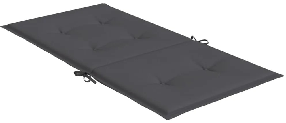 Almofadões lombares p/ cadeiras de jardim 6pcs oxford antracite