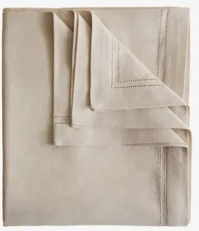 Toalha De Mesa De 150x150 Cm Em Algodão Eirsen Tapioca Bege - Sklum