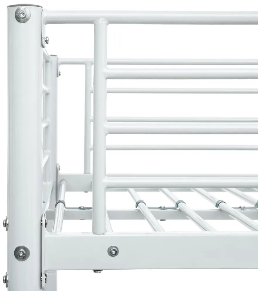 Estrutura de beliche 140x200/90x200 cm metal branco