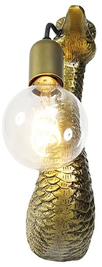 Candeeiro de parede vintage latão - Animal Camelo Pássaro