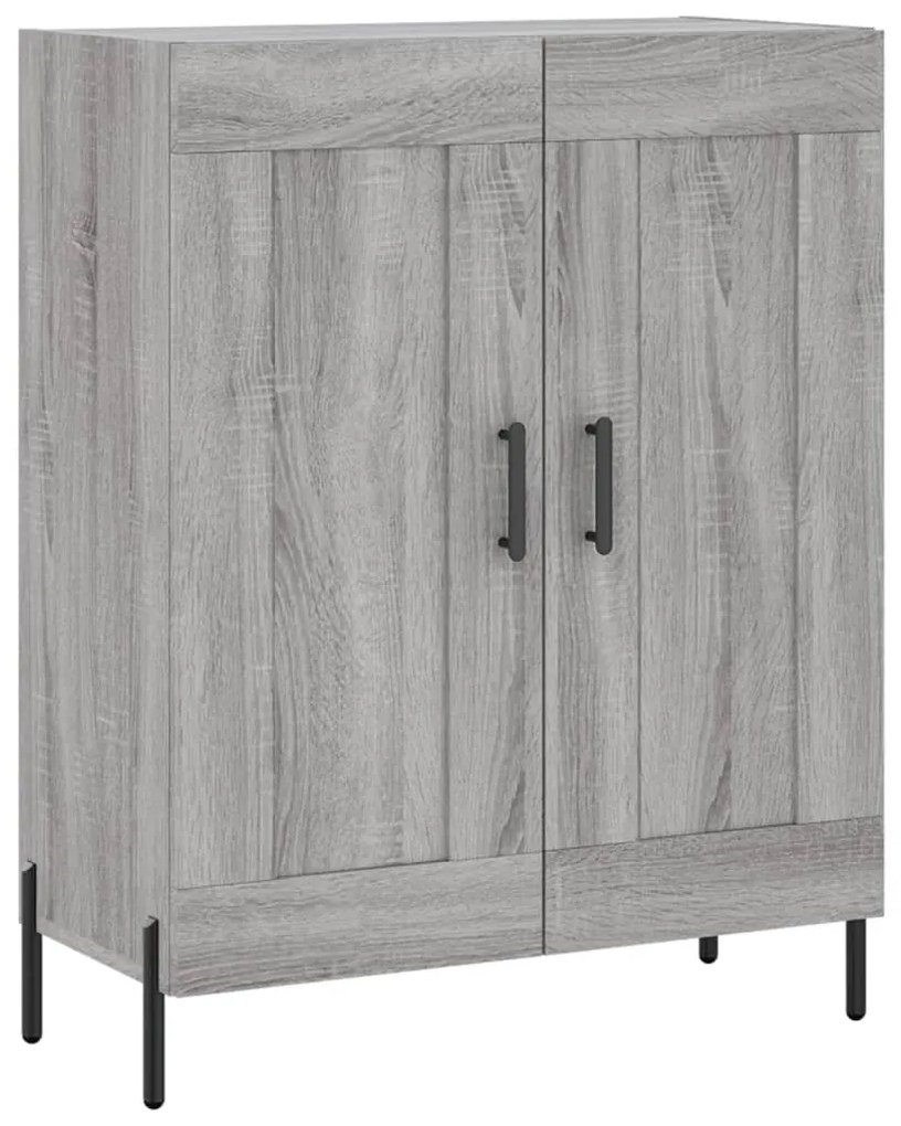 Armário alto 69,5x34x180 cm derivados de madeira sonoma cinza