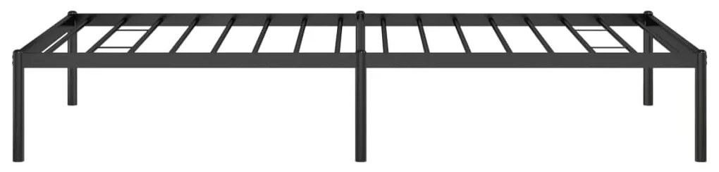 Estrutura de cama metal 90x190 cm preto