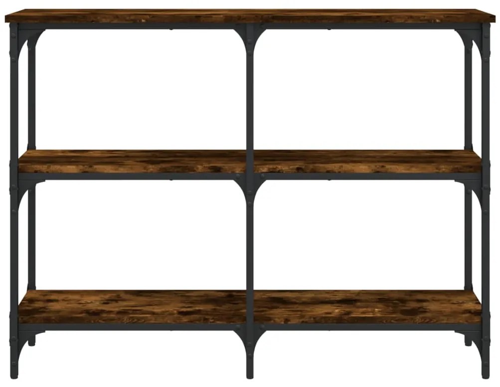 Mesa consola 100x29x75 cm derivados de madeira carvalho fumado