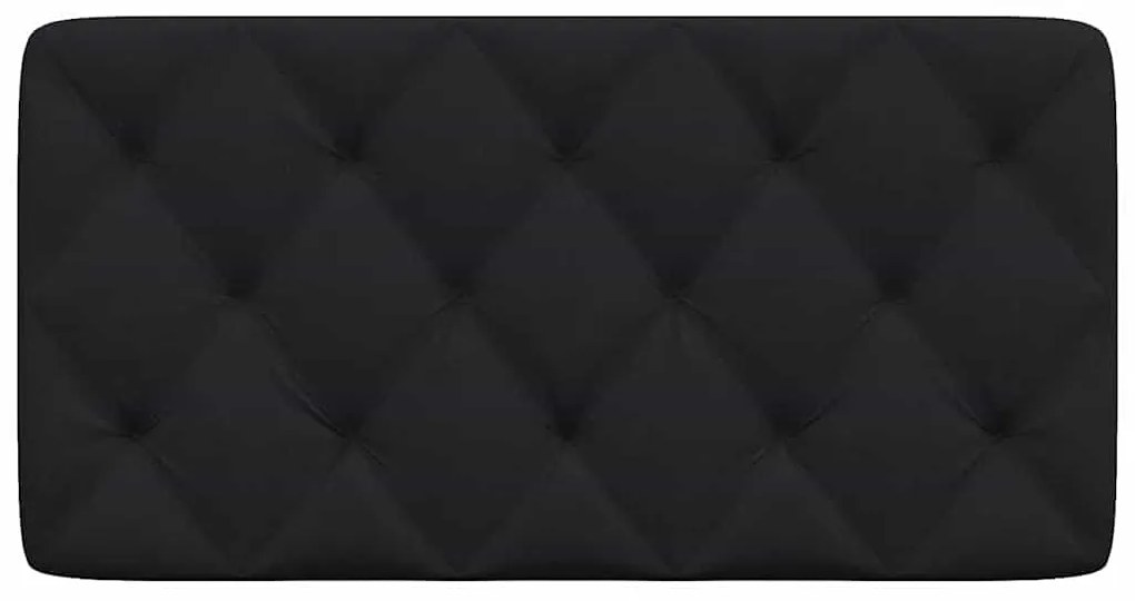 Almofadão de cabeceira 100 cm tecido preto