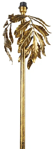 Candeeiro de pé vintage ouro antigo 30 cm sem abajur - Linden