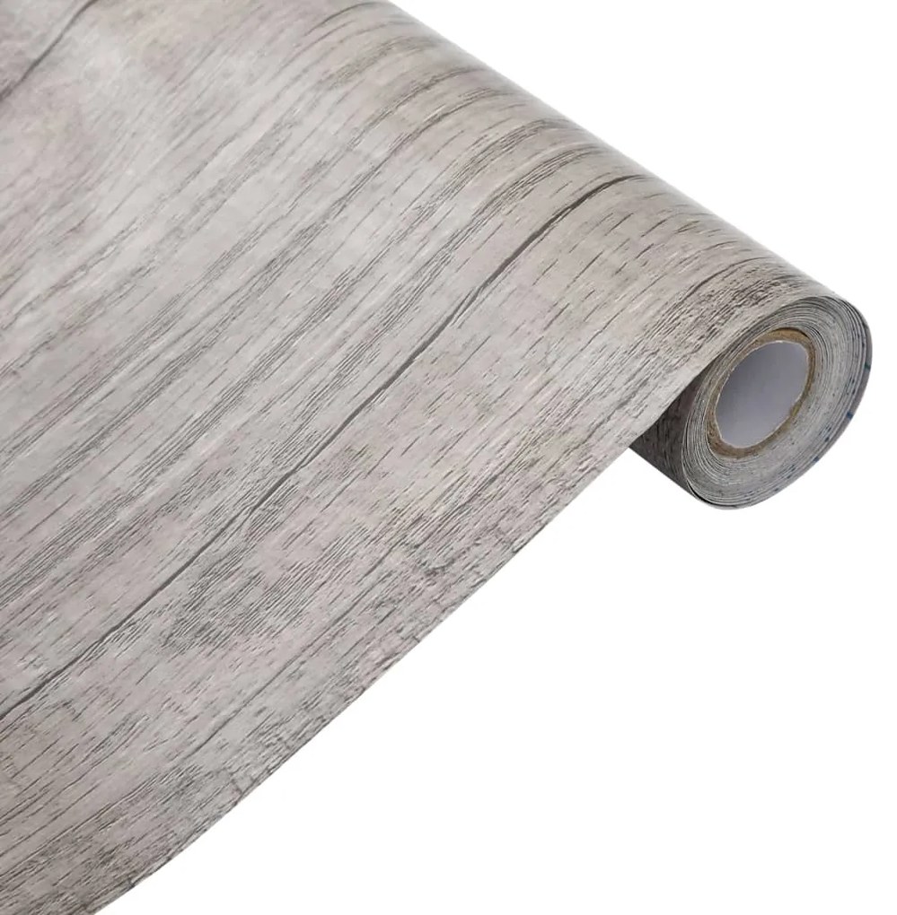Autocolantes para móveis c/ aspeto de madeira 90x500 cm PVC