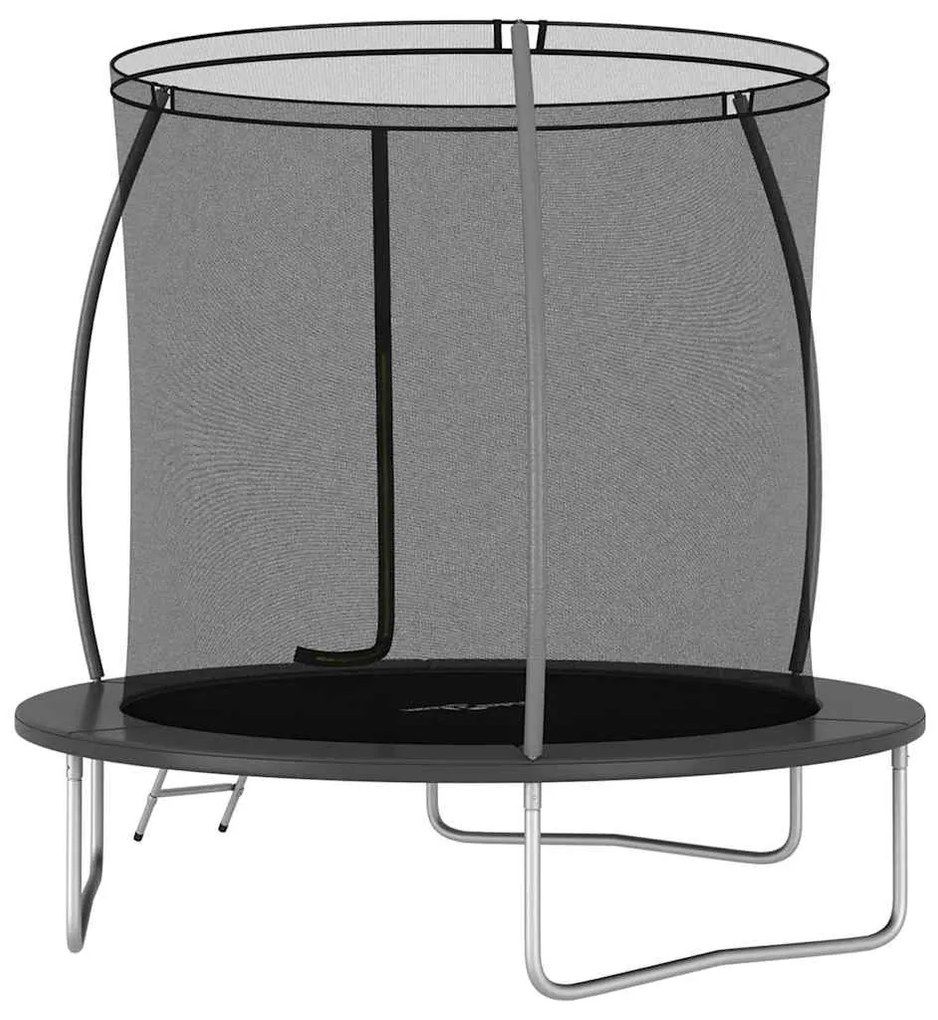 Conjunto de trampolim redondo 244x55 cm 100 kg